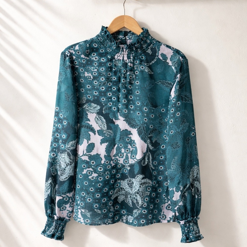 Ted Baker Jade dark green print Ted size 3